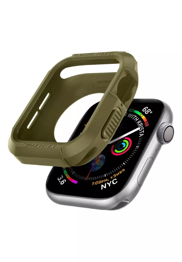 Buy Spigen Rugged Armor Black Case for Apple Watch Series 7 45mm