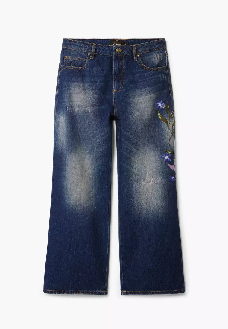 Desigual Azzurro Cotton Women's Jean main image 1