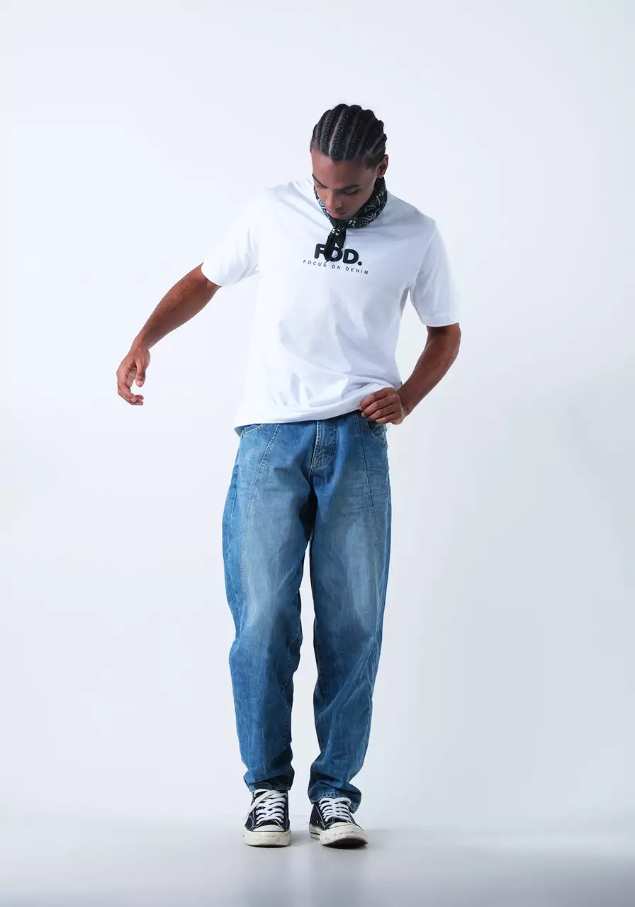 Kaos Pria Regular Bas White