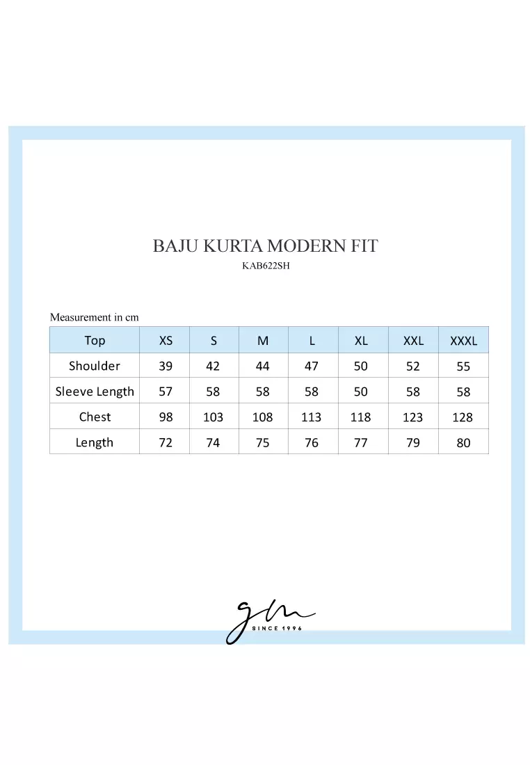 Gene Martino Baju Kurta Modern fit 622
