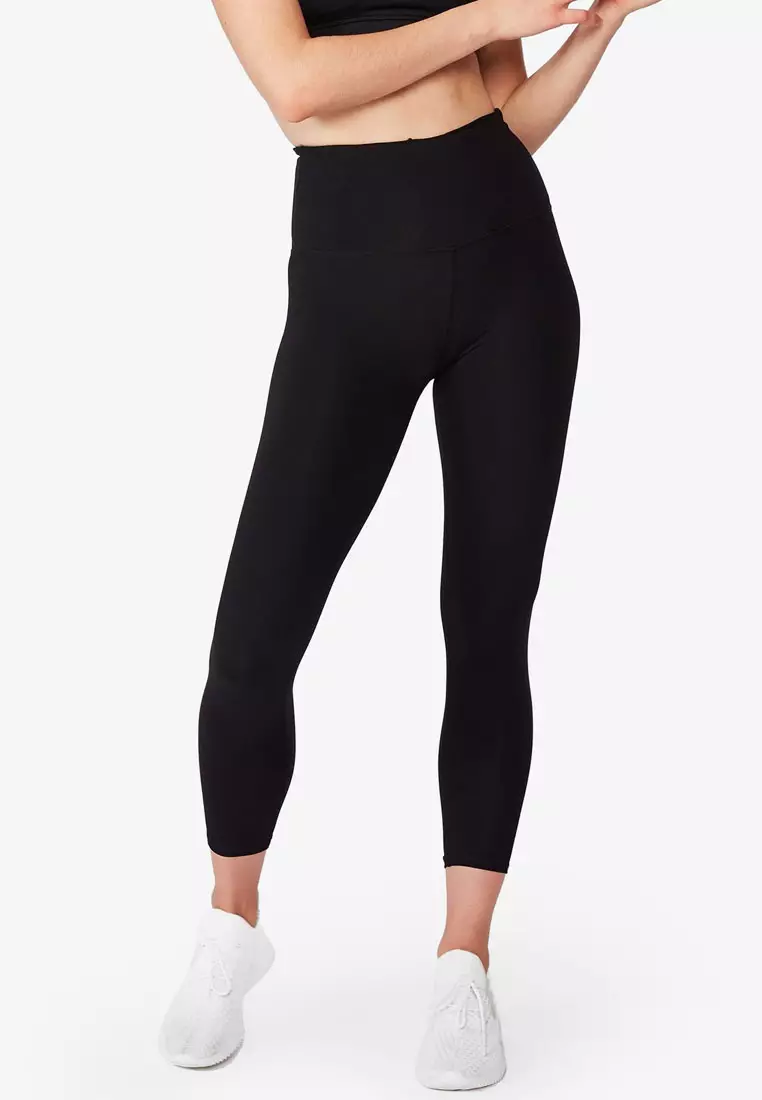 Max Fashion Solid Anti-Pilling Mid-Rise Leggings with Elasticised Waistband