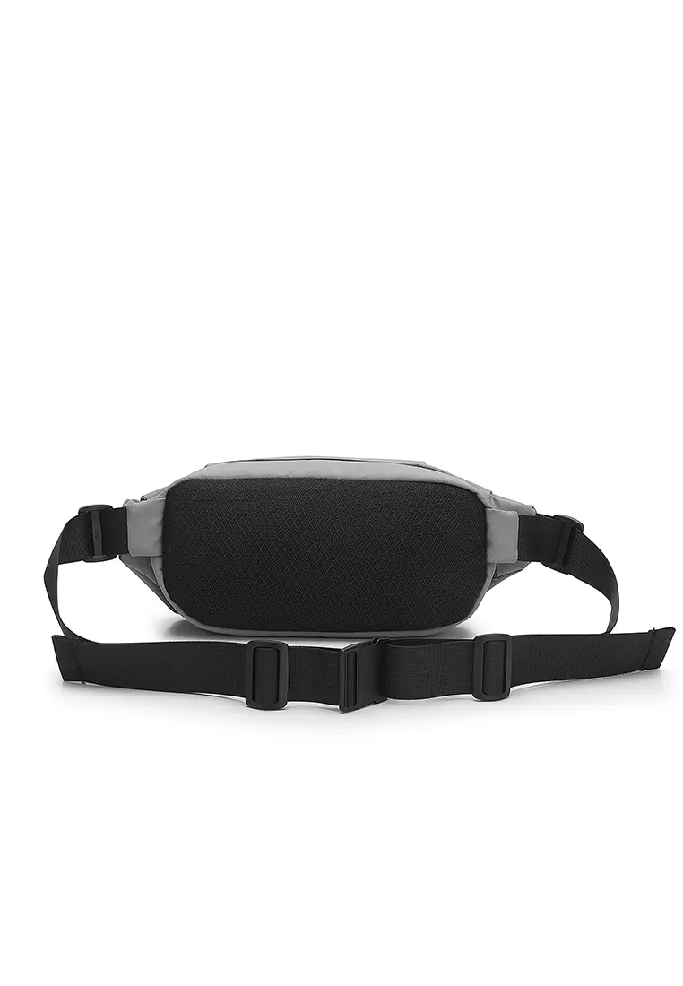 Men's Waist Bag / Belt Bag / Chest Bag (Tas Pinggang / Tas Dada Pria) - Abu-Abu