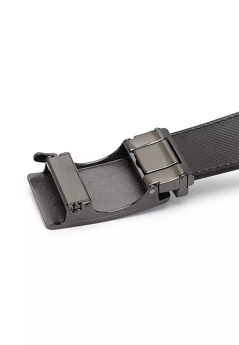 Men's 35mm Automatic Buckle Belt - Black