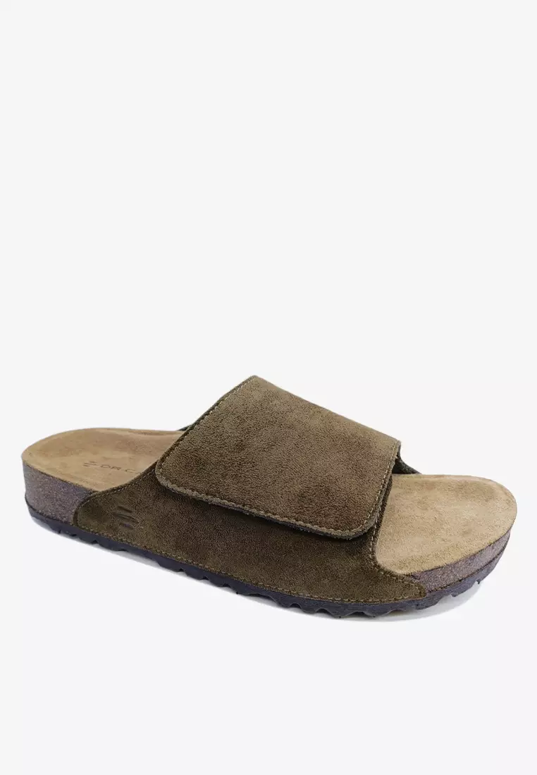 Dr. Cardin Men Cove Core Suede Comfort Sandals with Adjustable Strap D-SLB-8212