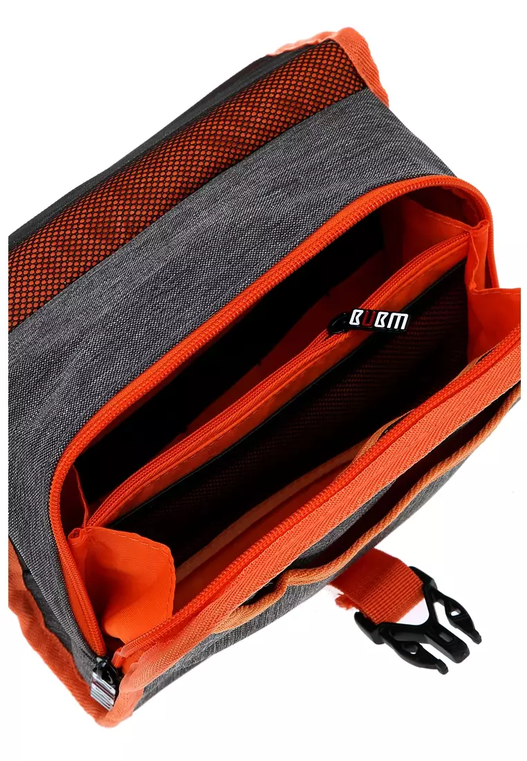 Bloosh Tas Travel Organizer Model Gulung Large Compartment Material Nylon ORIGINAL - Gray