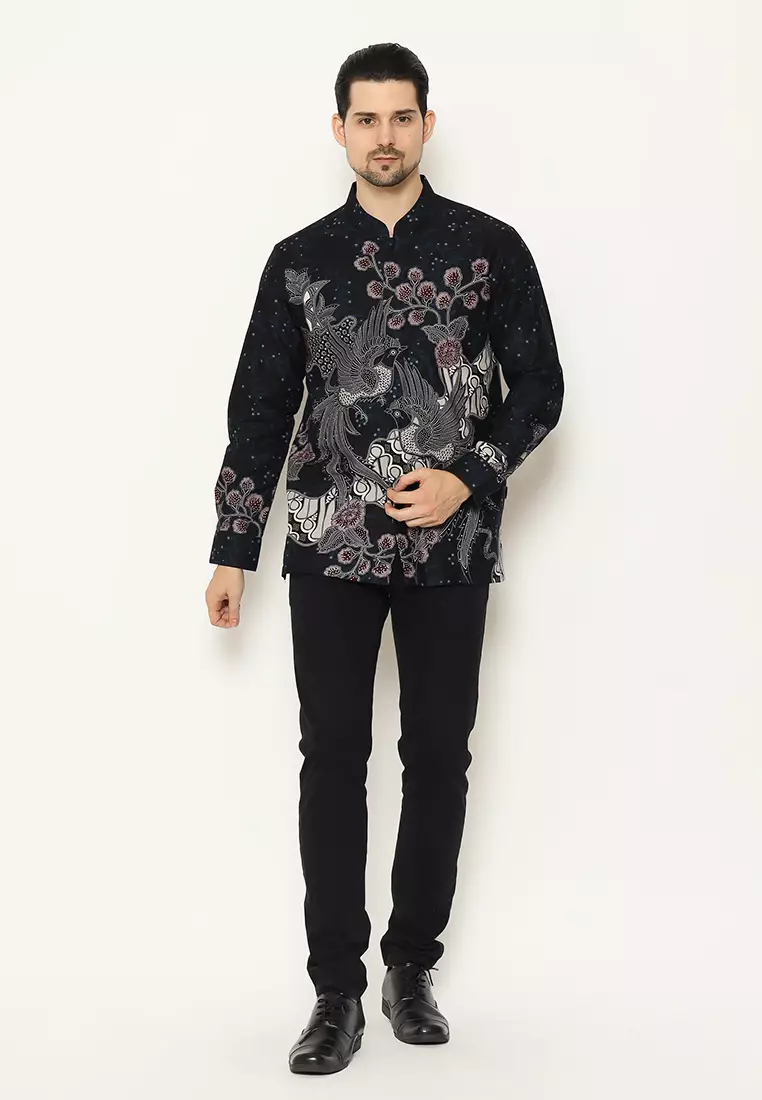 Hadinata Batik Kemeja Koko Panjang Furing Adiwangsa