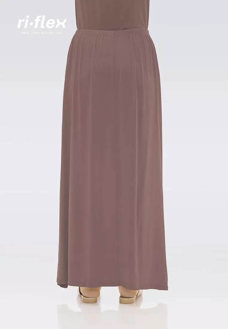 Ria Miranda Brown Comfy Skirt