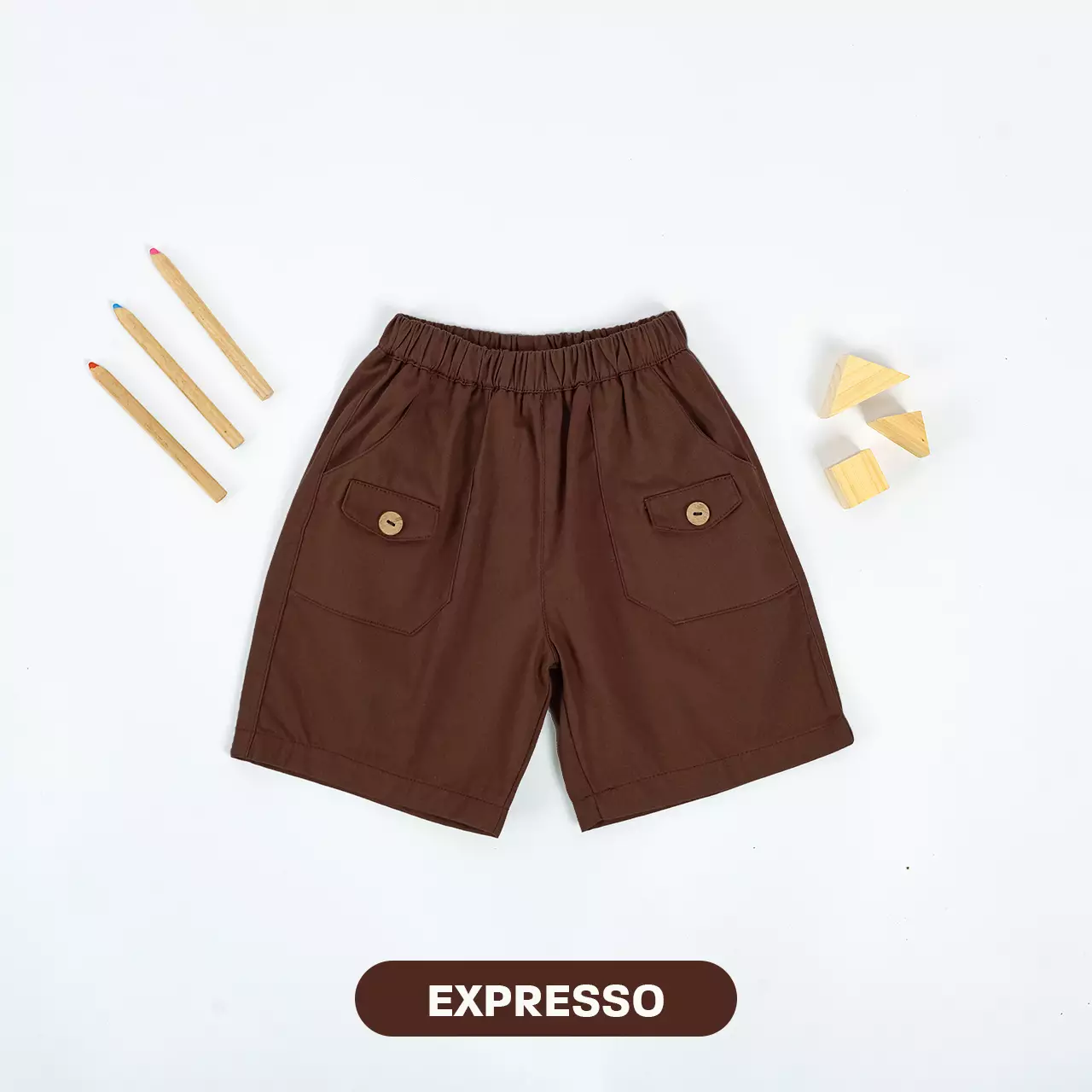 Mooi Celana Pendek Keno Short Chinos - Espresso