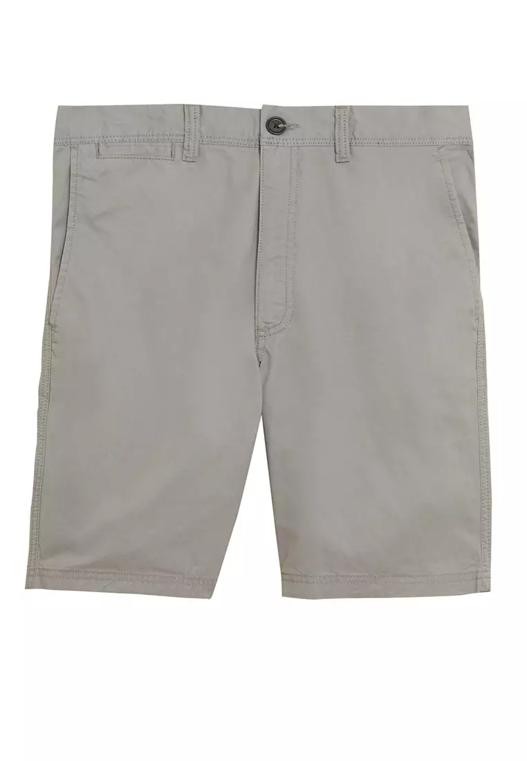 Jual Marks & Spencer Pure Cotton Half Elasticated Waist Chino Shorts ...