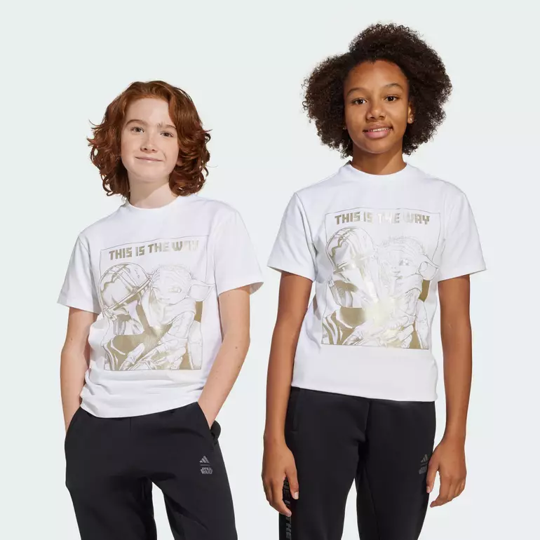 adidas Lifestyle ADIDAS STAR WARS MANDALORIAN GRAPHIC T-SHIRT Unisex White JF3637
