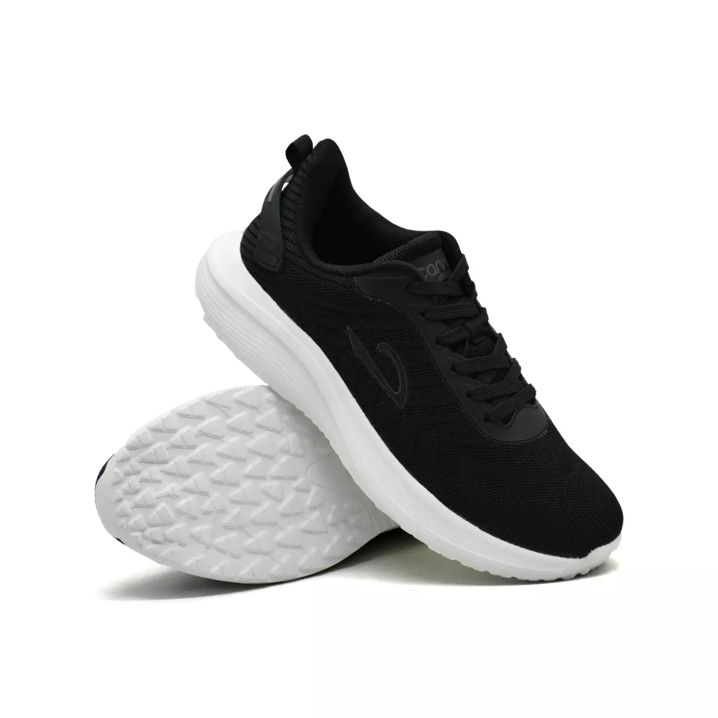 Carvil Sepatu Pria Azmar-SM Black/White