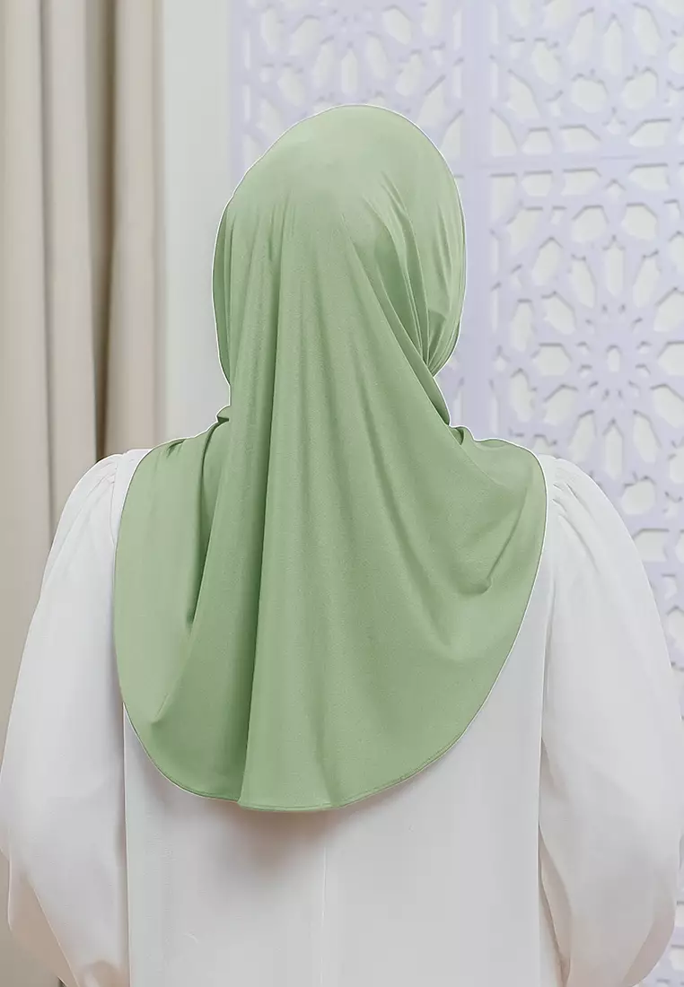 HIJAB INSTAN LUNA - SOFT GREEN