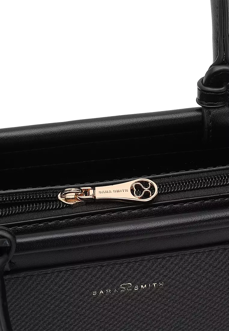 Women's Top Handle Bag / Sling Bag / Crossbody Bag / Shoulder Bag (Tas Tangan Wanita / Tas Selempang Wanita / Tas Bahu Wanita) - Hitam