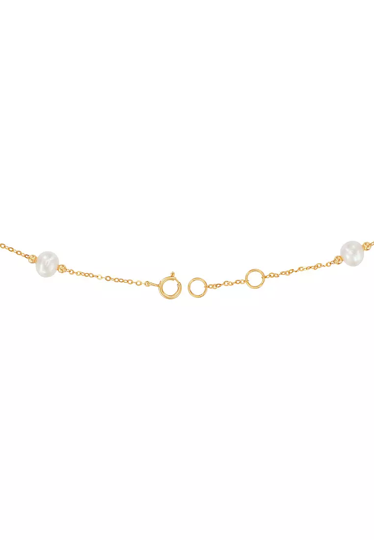 HABIB Fresh Water Pearl Bracelet in 750/18K Yellow Gold SES181534