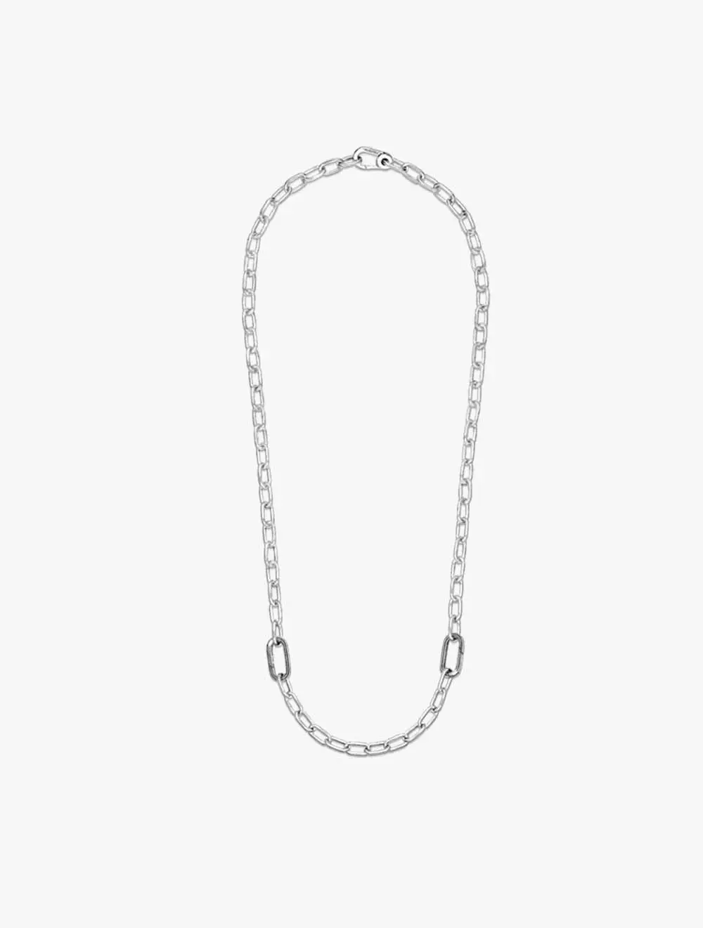 Sterling silver link necklace