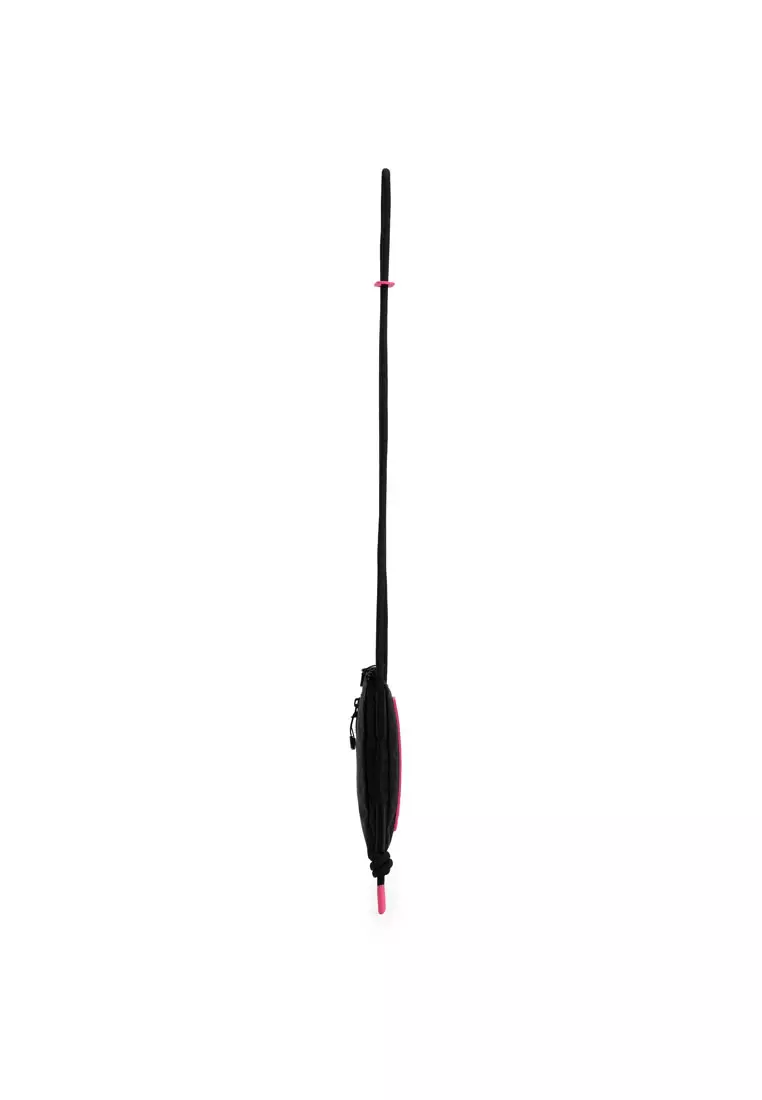 ★Hunter★Unisex-Travel Ripstop Phone Pouch 撥水★BLK/ RED トラベル リップストップ リサイクル ナイロン フォンポーチ