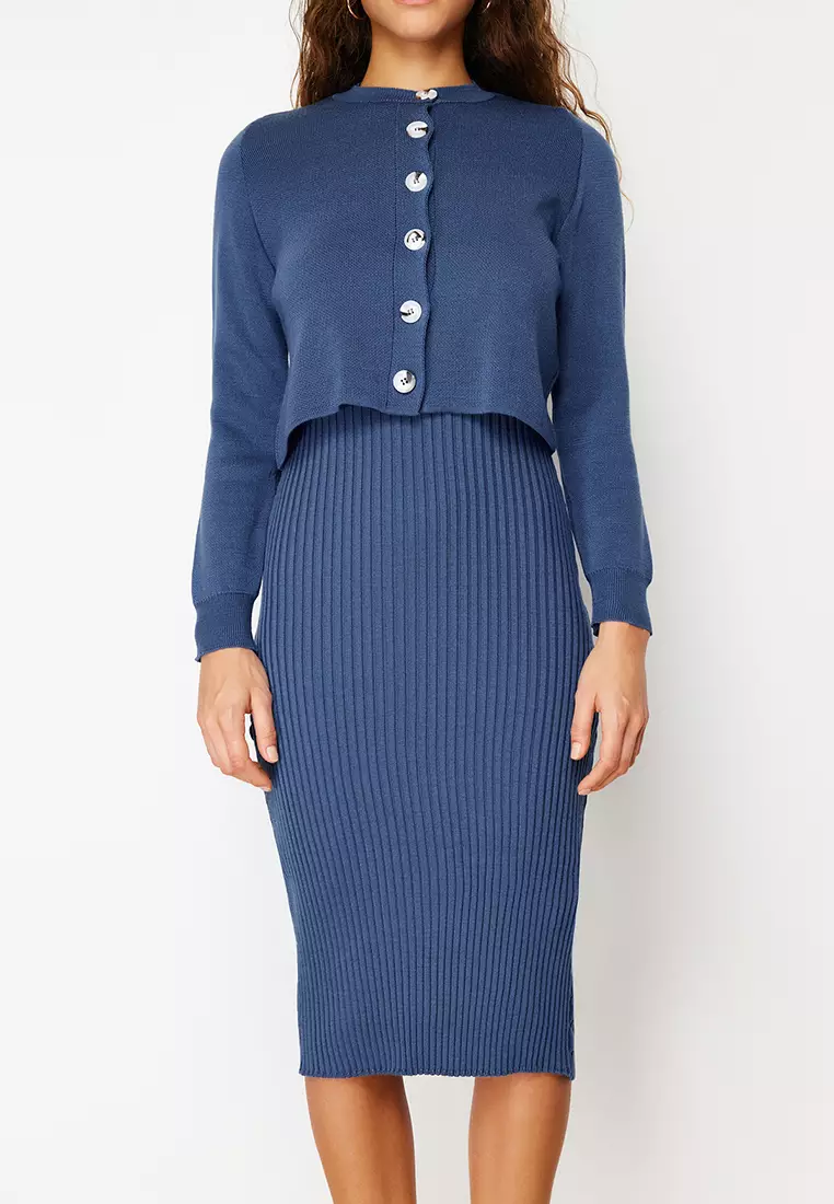 Knit Midi Dress