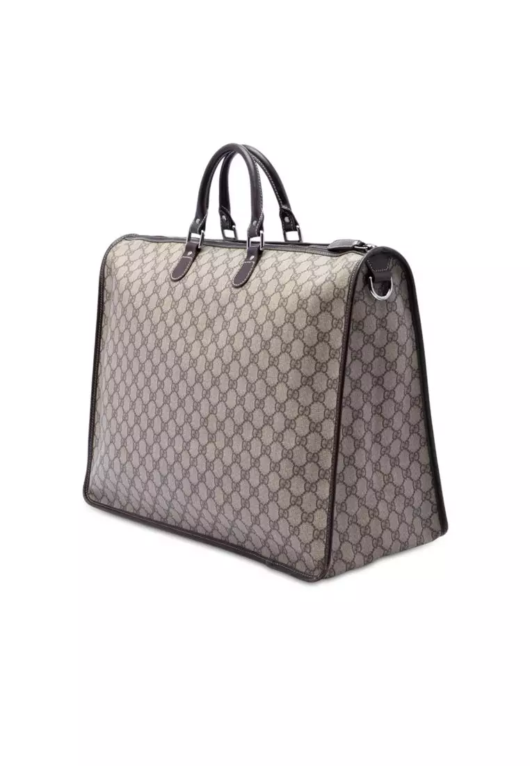 Pre-Loved Gucci Gg Supreme Travel Tote