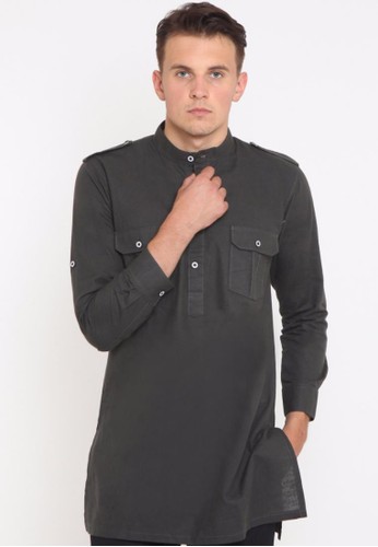 Jual ZAYIDAN Baju  Koko  Pria Muslim Zayidan Qoshim Abu 