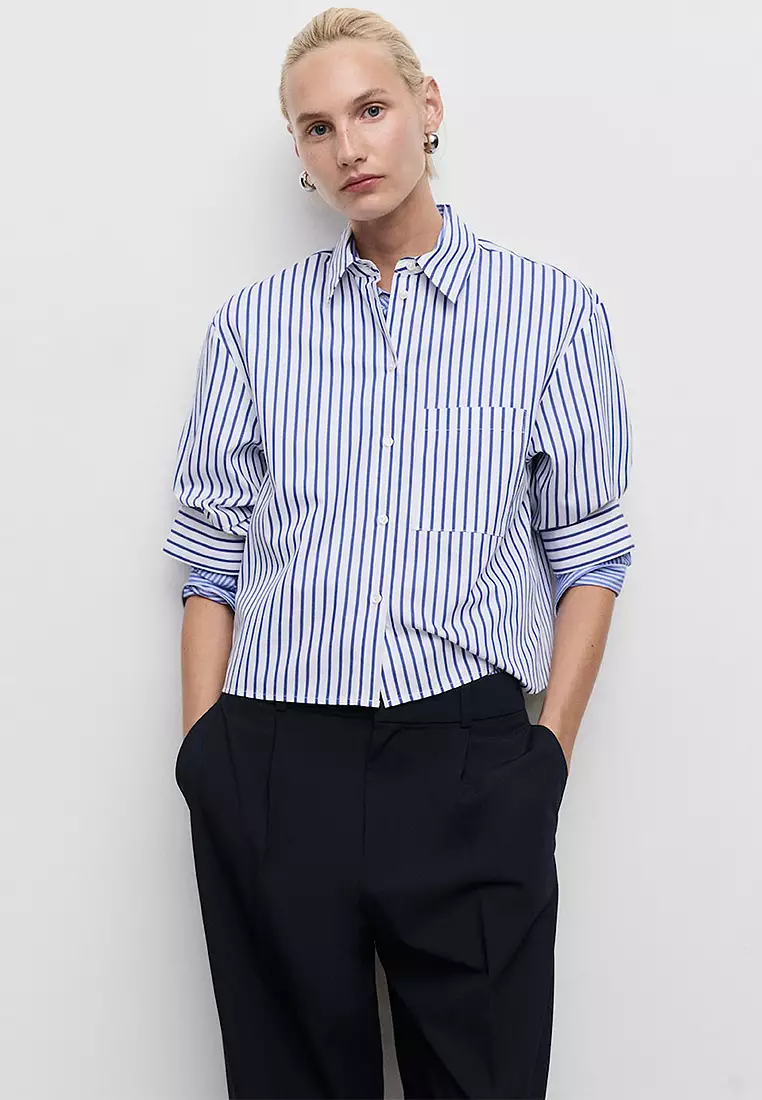 Low-Rise Wide-Leg Trousers