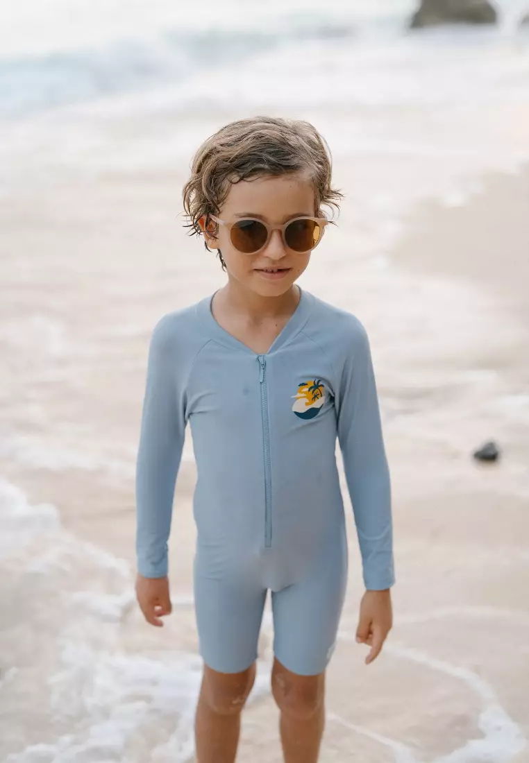 Soleil Unisex Long Sleeves Diving - Baby Blue