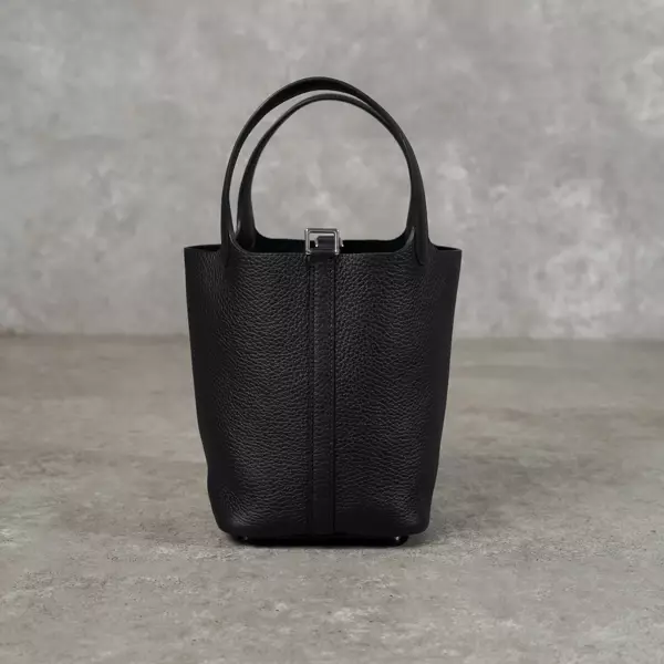 Tas HERMES PICOTIN 18 BLACK PHW BAG 100% ORIGINAL