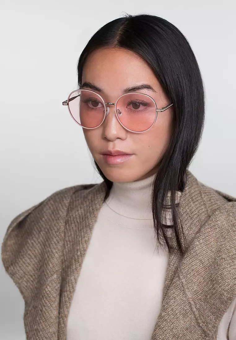 Lemon (MK3-Pink) Luxury Designer Sunglasses from London for Women