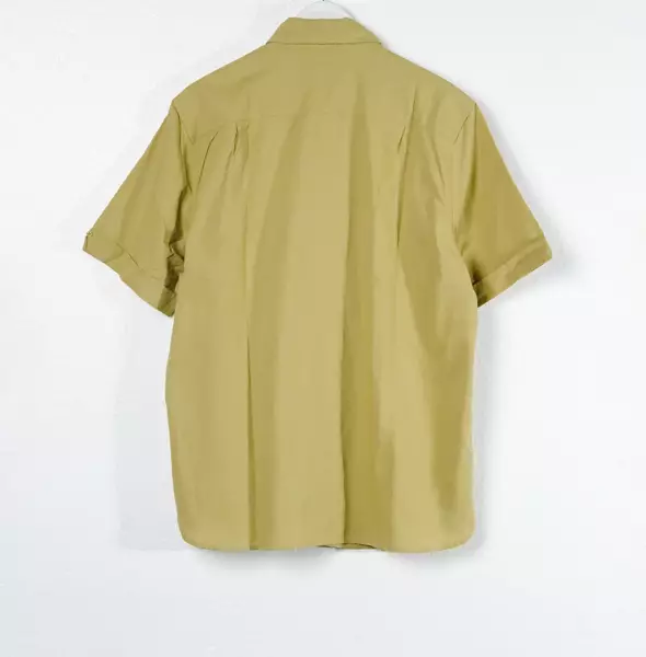 Kemeja FRED PERRY LOGO BLACK OLIVE SHIRT 100% ORIGINAL