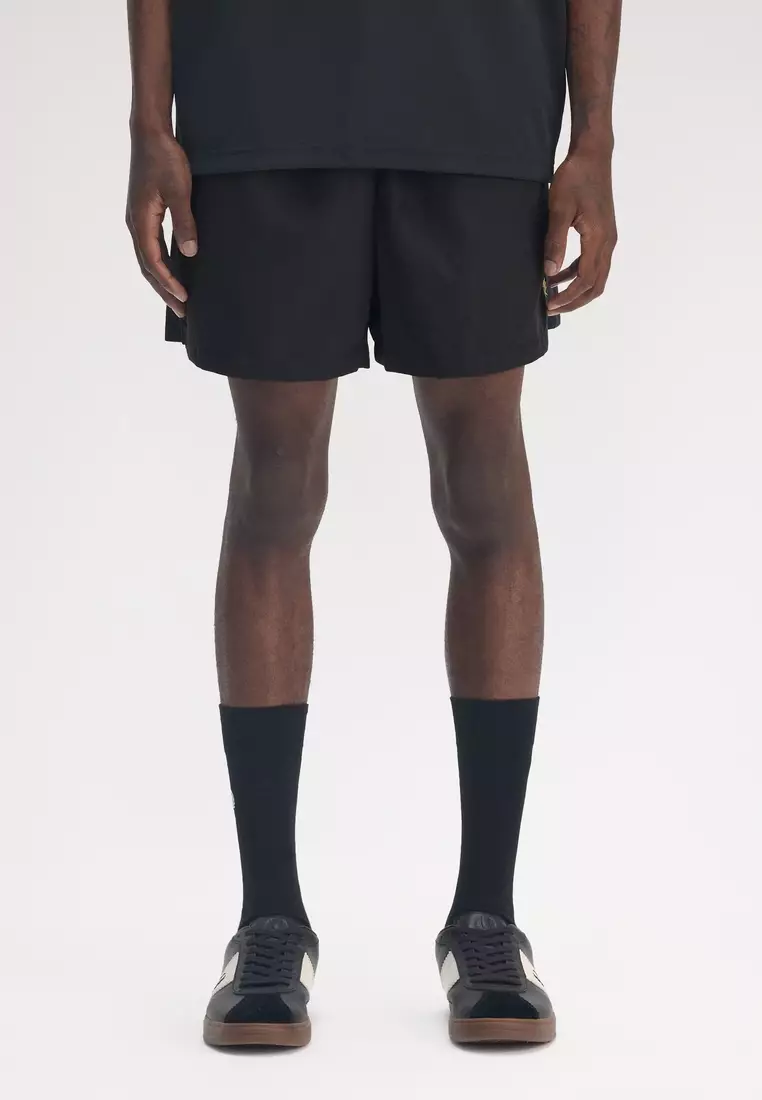 Fred Perry S9103 Taslan Tennis Shorts (Black)