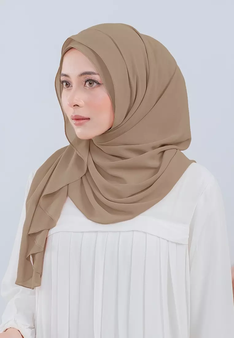 HIJAB INSTAN LUBNA - HAZELNUT