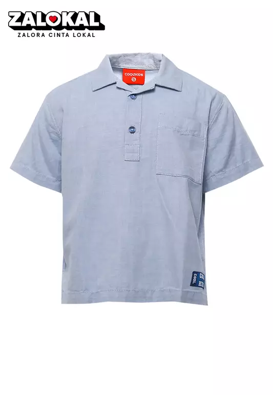 Kemeja Krah Biasa Short Sleeve