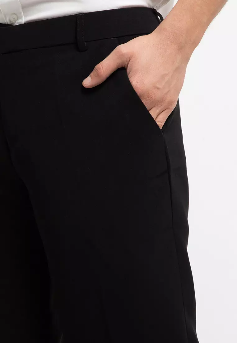 Imp Regular Fit Celana Formal Black
