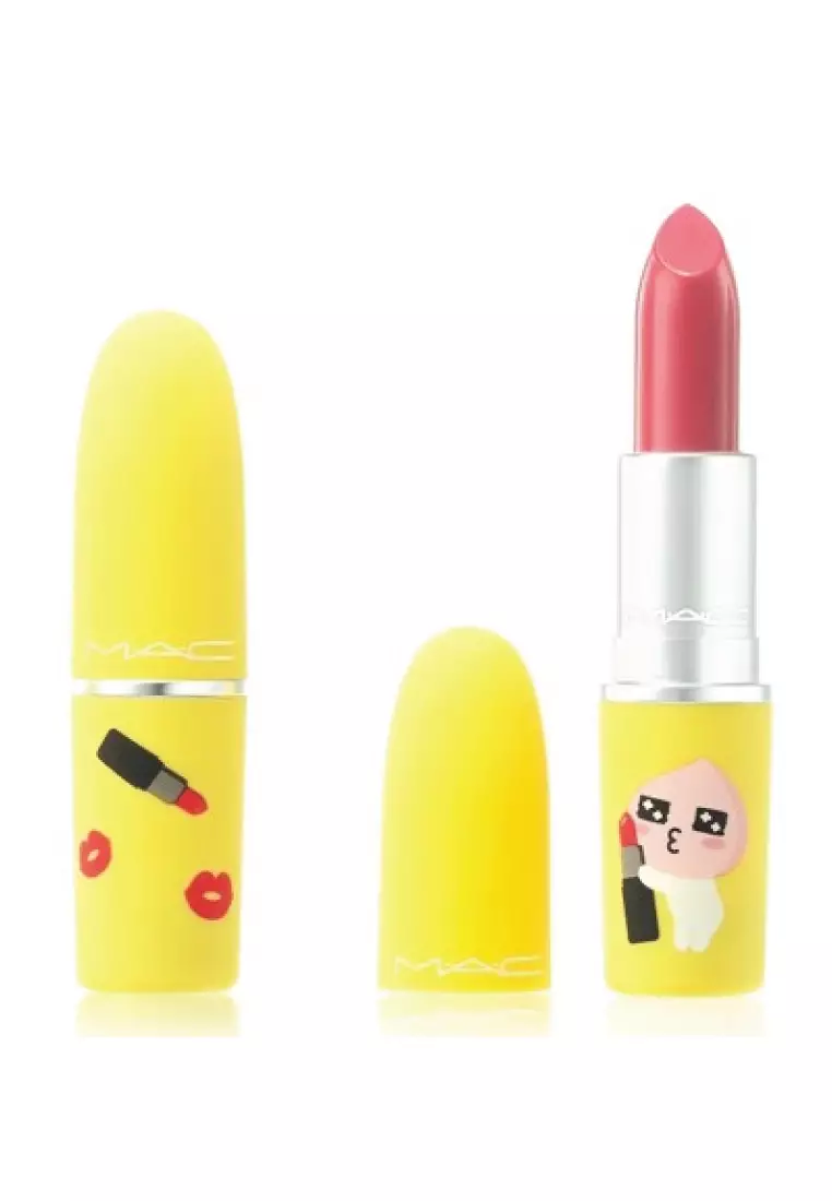 MAC MAC ENVELOPED IN LUCK NEUTRAL PINK LIPS LIPSTICK POWDER KISS