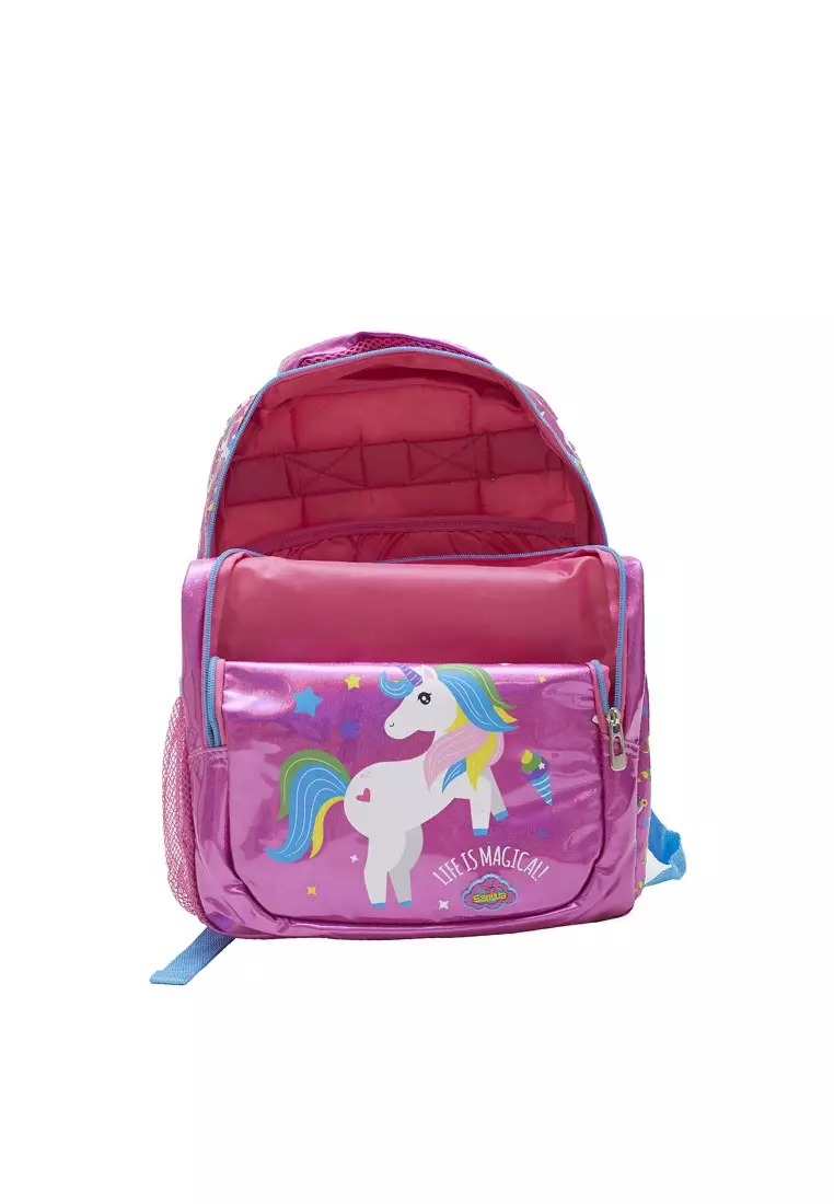 L.Blend Tas Ransel Sequins Unicorn Pink