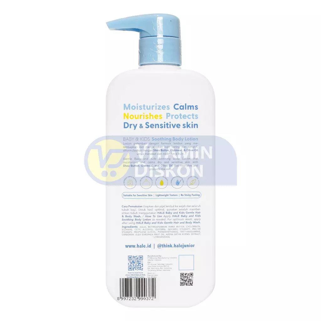 HALE BABY KIDS SOOTHING LOTION 360GR
