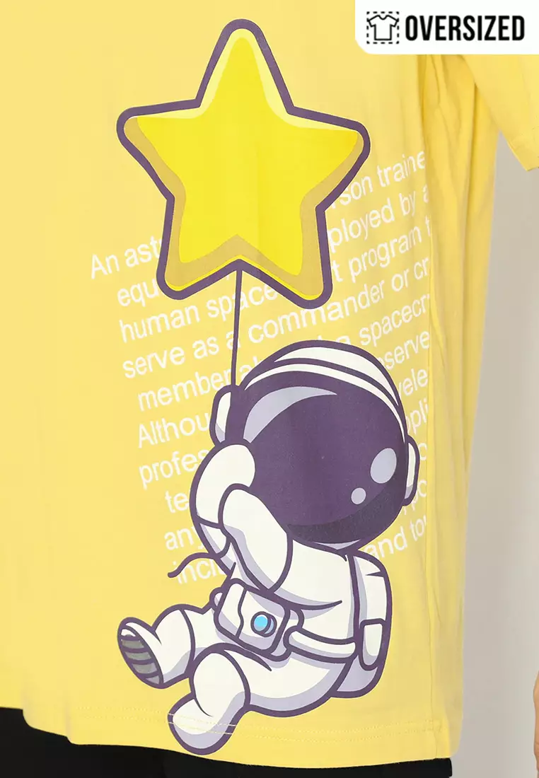 RBJ T-Shirt Cotton Combed Kuning Polo Oversized Pria 2079350061
