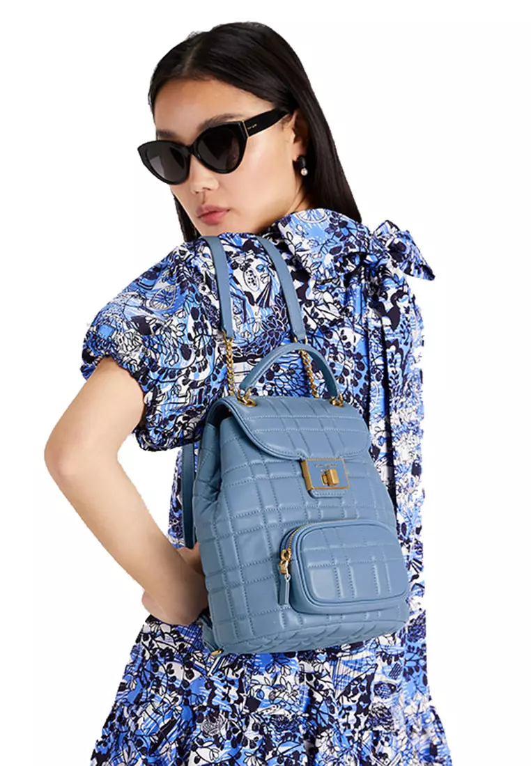 blue kate spade mini backpack