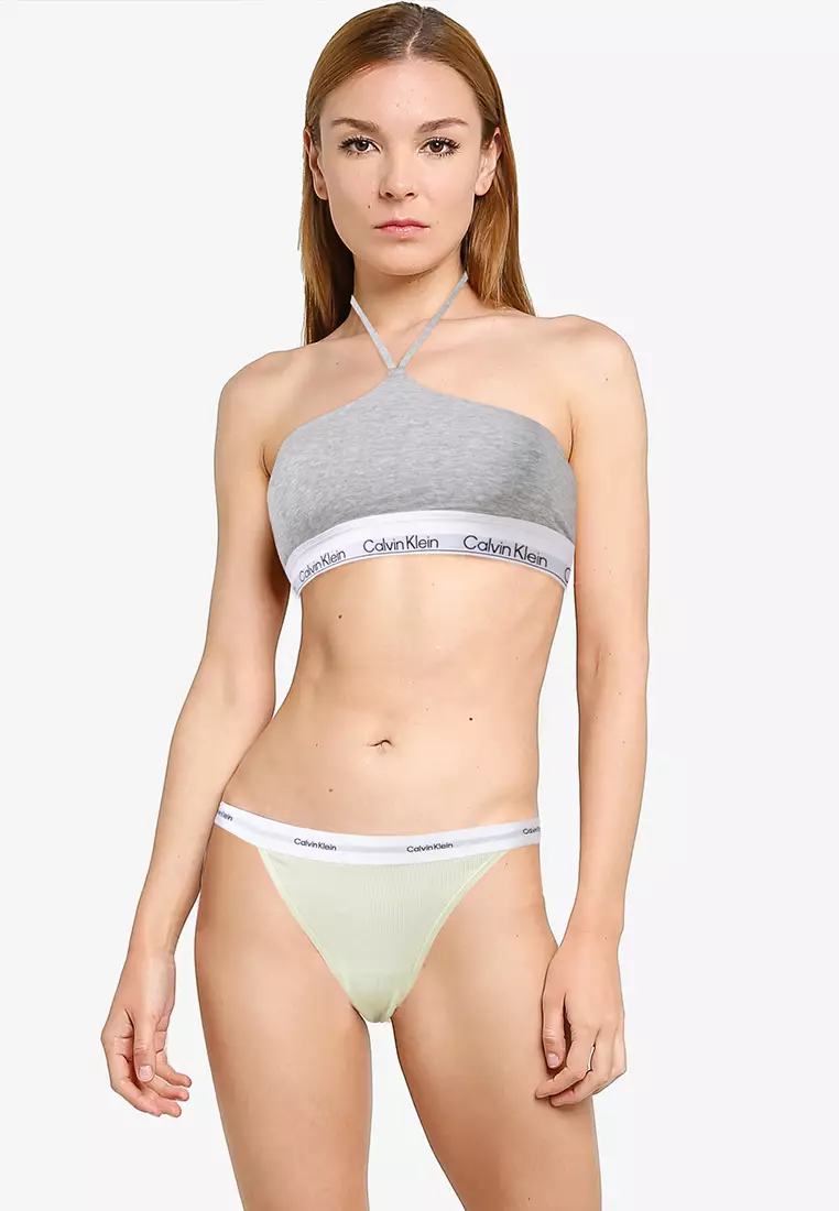 羅紋3件裝丁字褲 - Calvin Klein Underwear