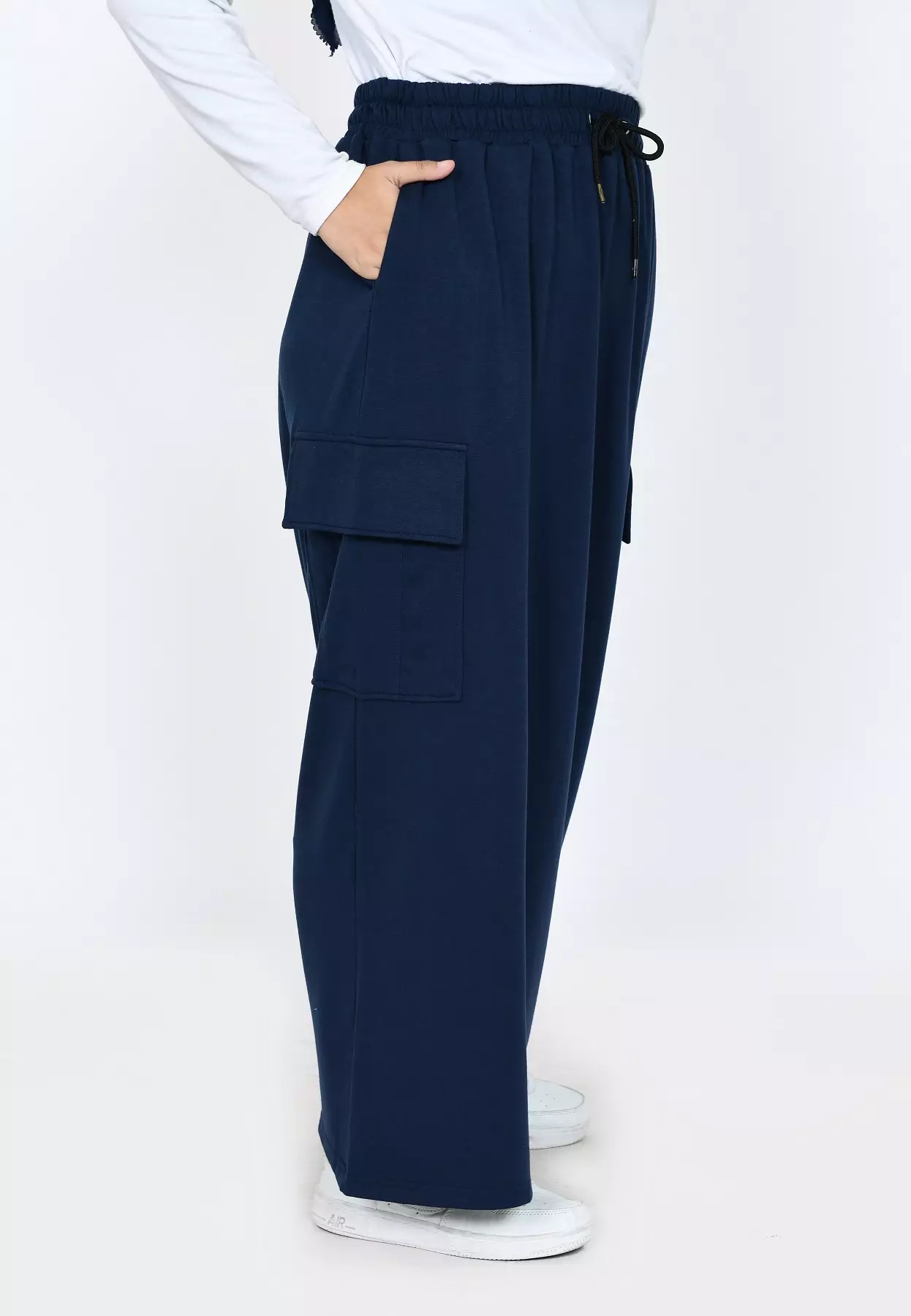 BUNDLE HEMAT 2 PCS Talis Cargo Skirt NAVY - ABUMUDA