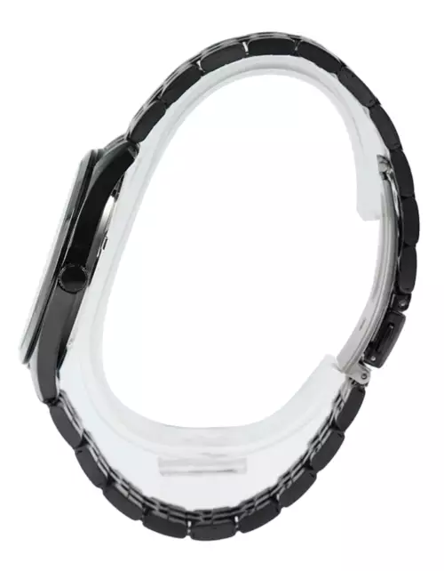 Jam Tangan Pria Alba Classic AS9R09 AS9R09X1 Strap Stainless Steel Black Dial Black Original Bergaransi Resmi