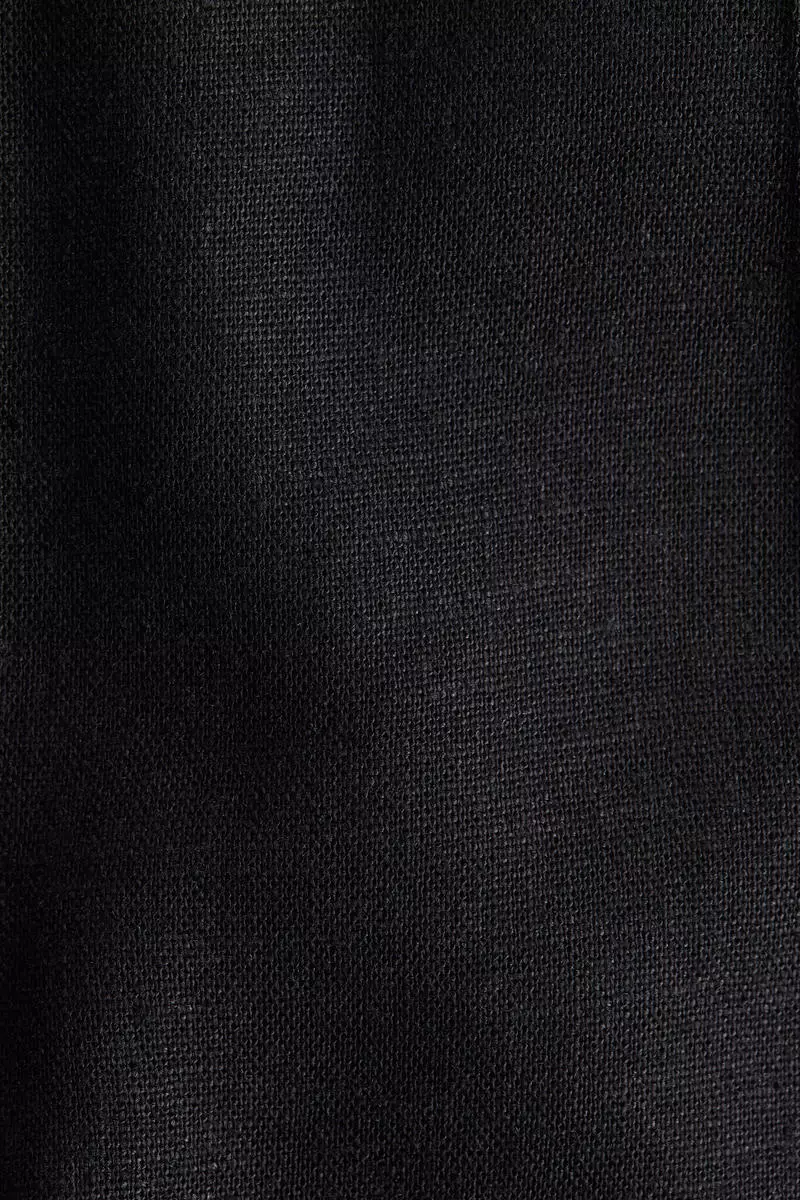 Tailored linen-blend trousers