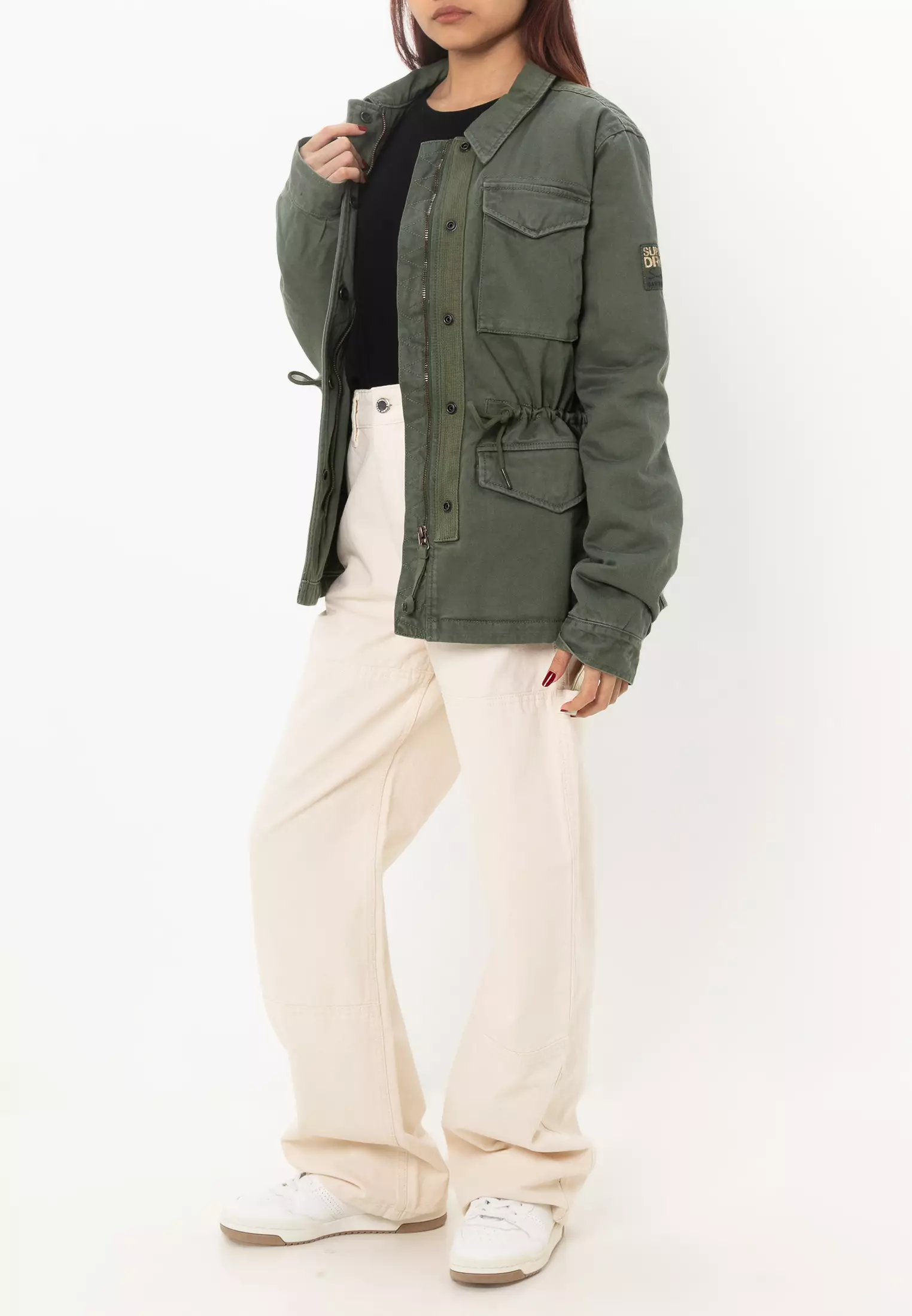 Military Jacket Superdry Khaki Jacket Womens Military M65 Lined Jacket