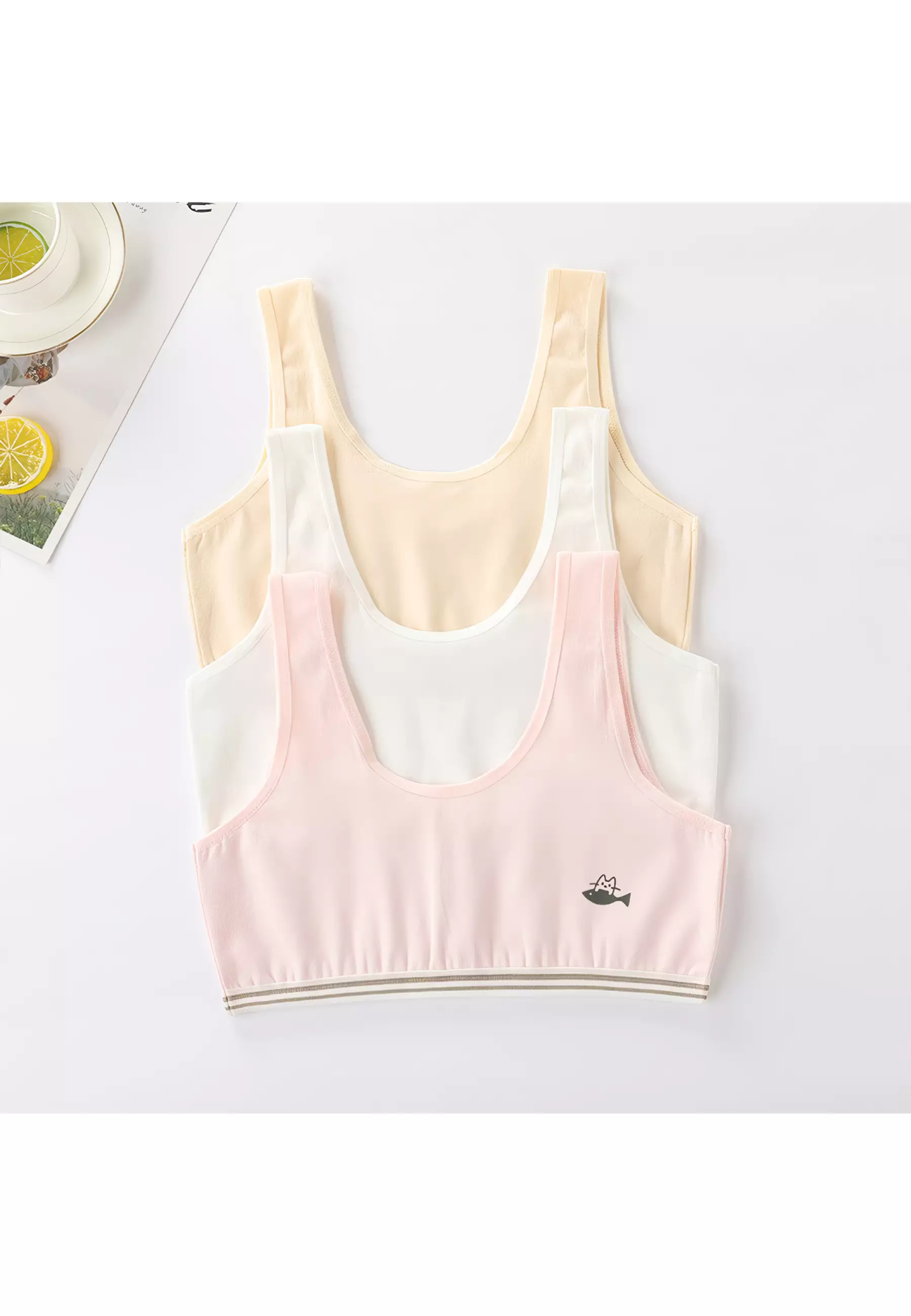 WIMIU Miniset BH Mini Set Miniset Anak Perempuan SD SMP Wanita Remaja Bra Sport Step 1 step one 100236