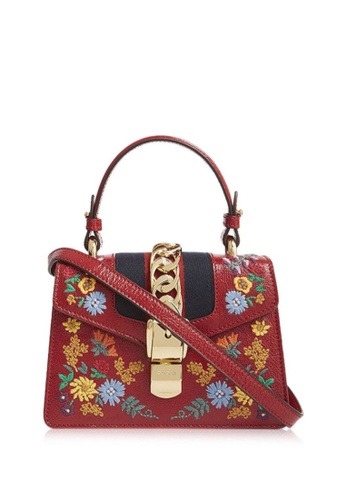 Buy Gucci Gucci Sylvie Embroidered Mini Bag Online On Zalora Singapore