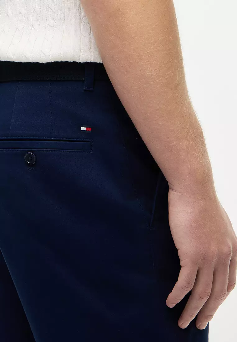Denton Straight Fit Belted Chino Shorts - Th Mainline