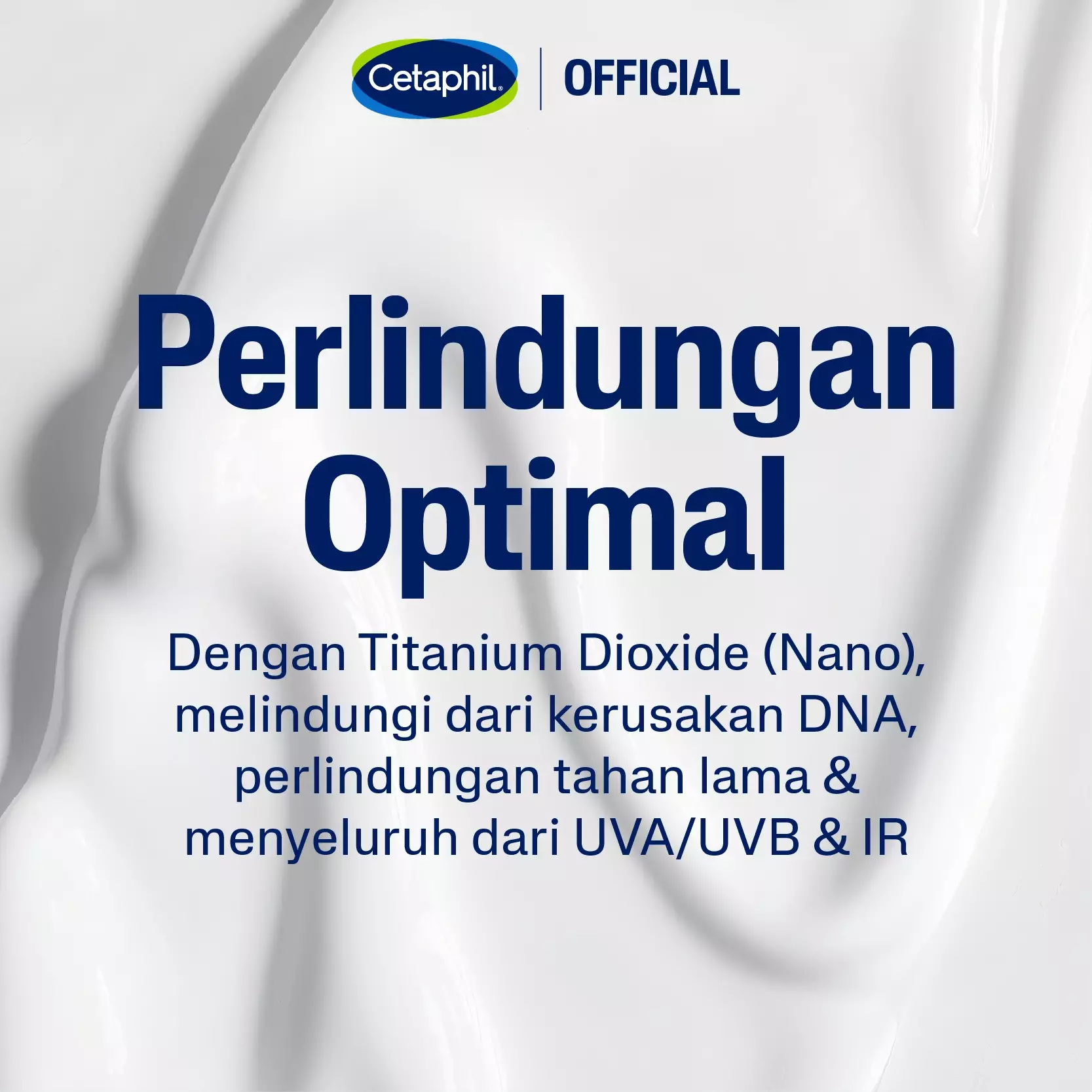 Cetaphil Hybrid Sunscreen SPF50+ Light Gel untuk kulit sensitif dengan Titanium Dioxide