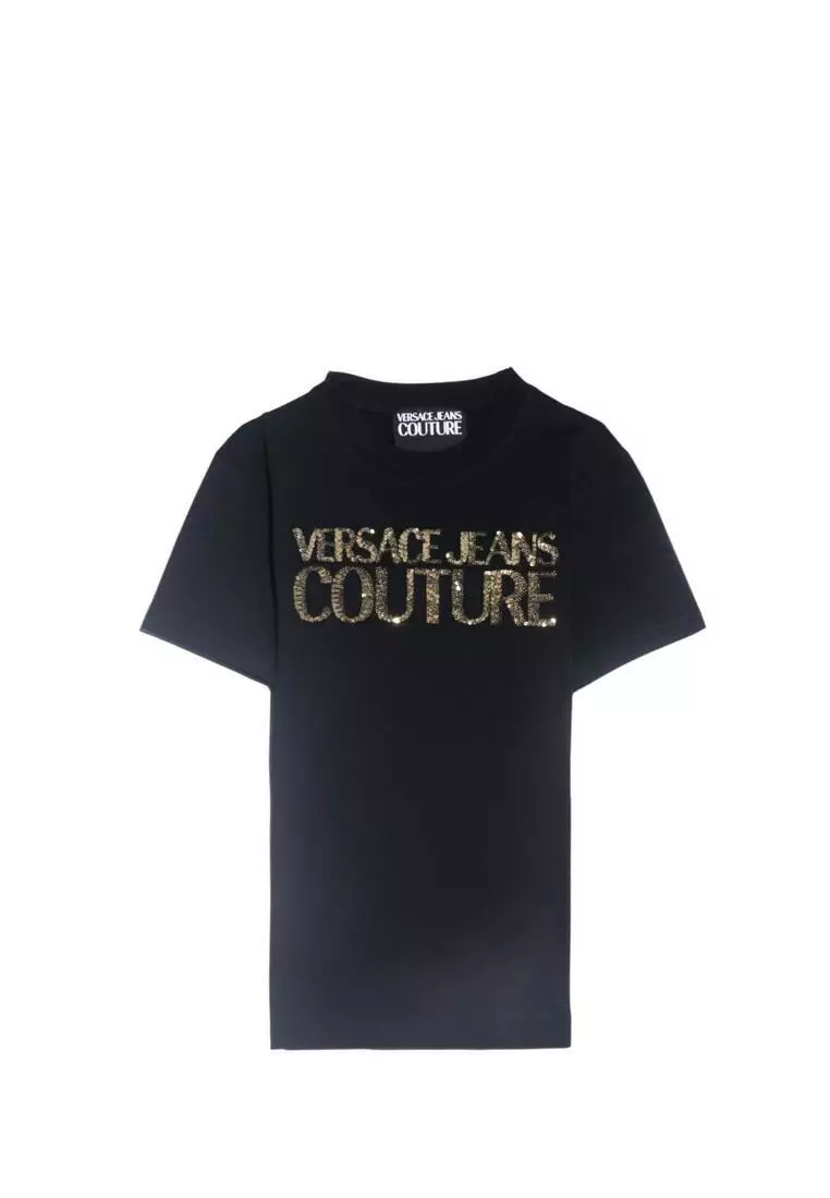 Buy VERSACE JEANS COUTURE Cotton T-Shirt Online ZALORA Malaysia