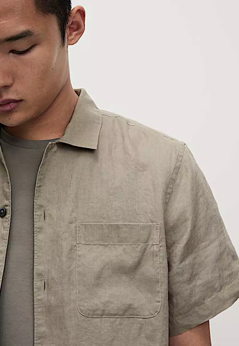 Pure Linen Short Sleeve Shirt
