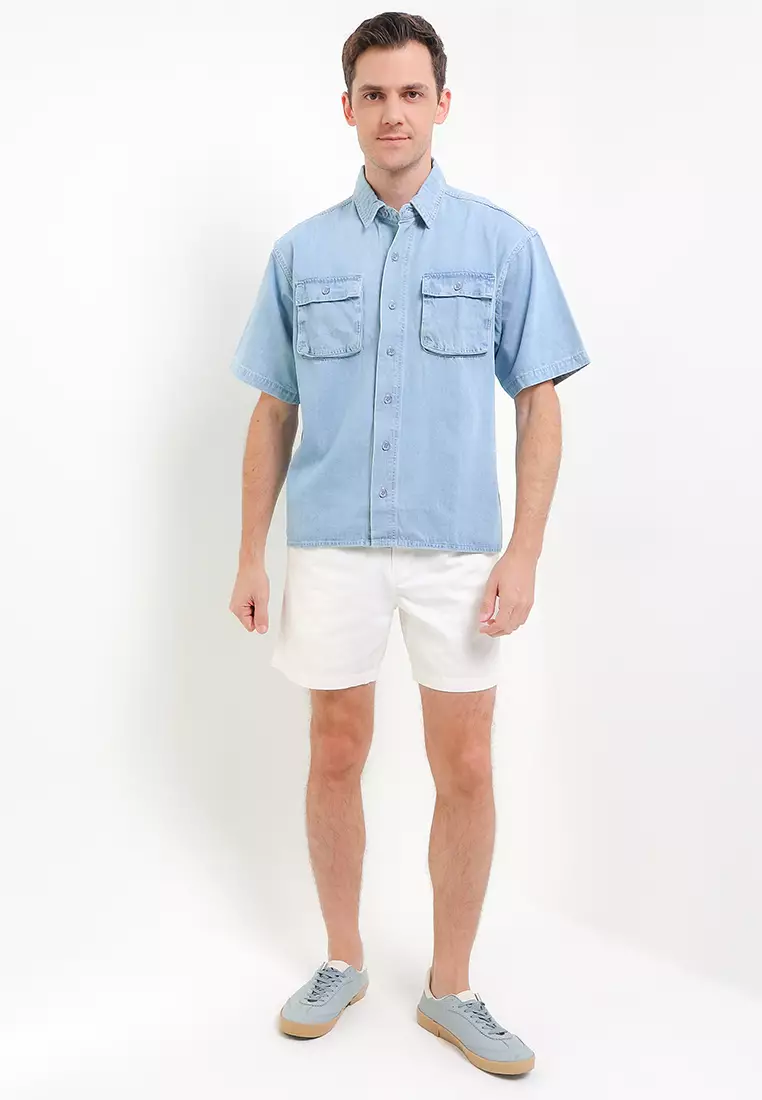 Kemeja Denim Relaxed Fit - Jose Shirts