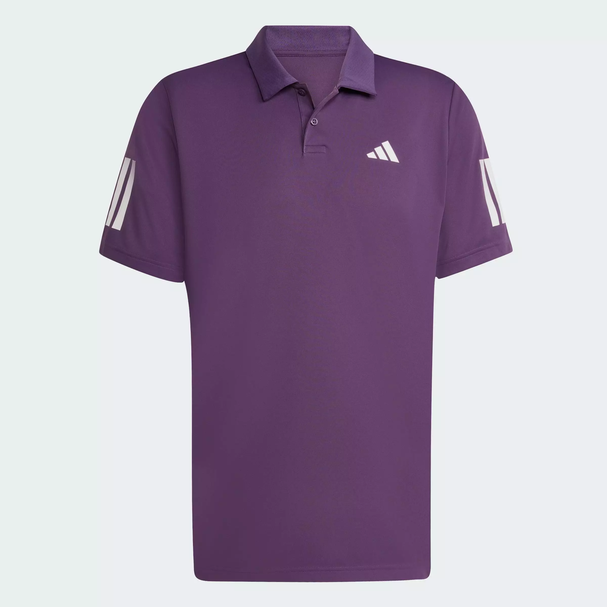 Tennis Club Tennis 3-Stripes Polo Shirt Men Purple JY2901